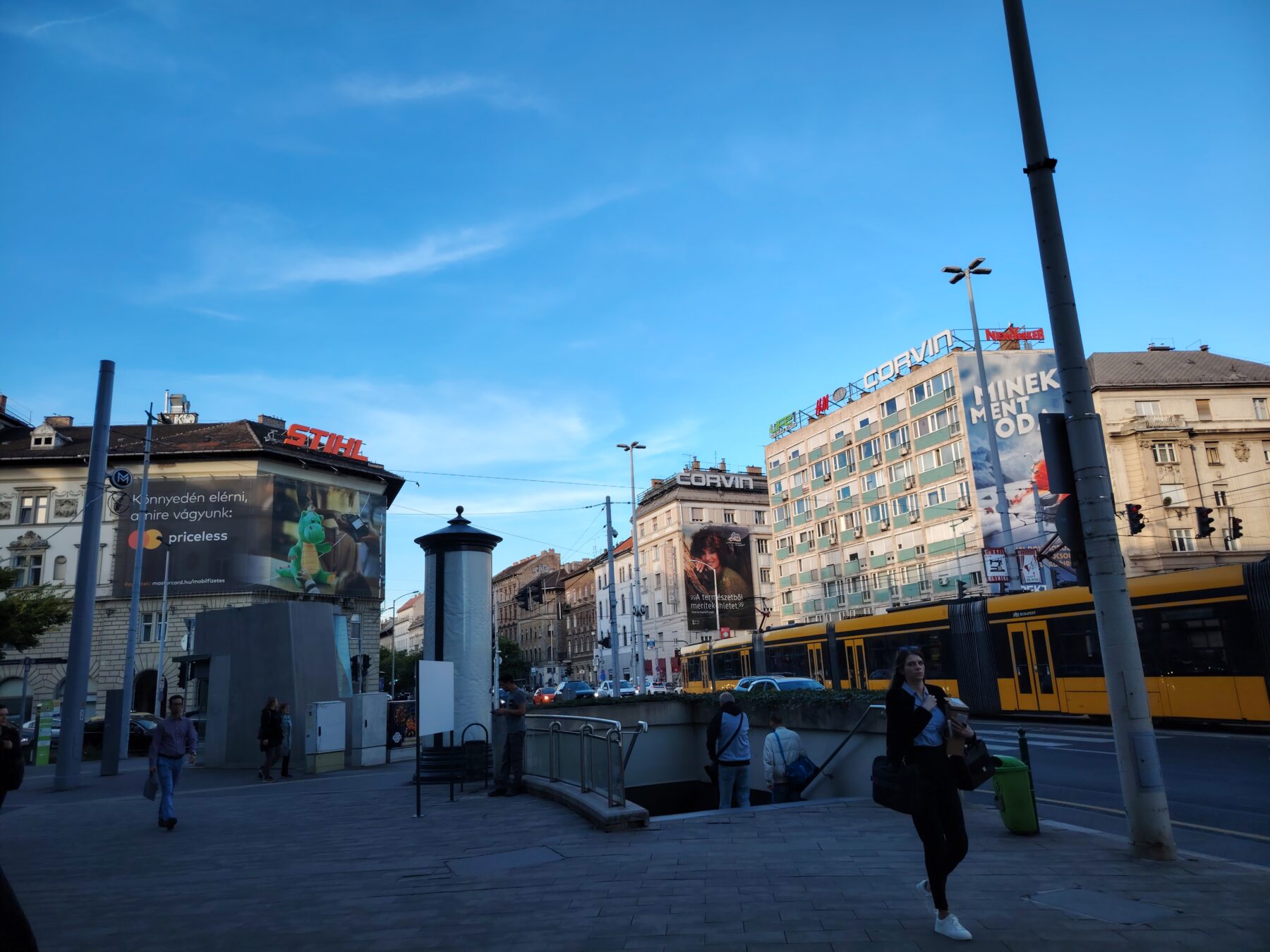 ブダペストの街中