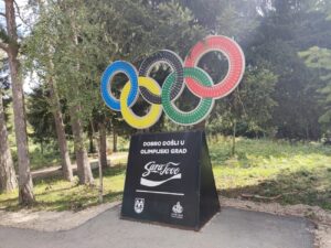 サラエボオリンピックのモニュメント