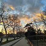 ノヴィ・サドの夕焼け